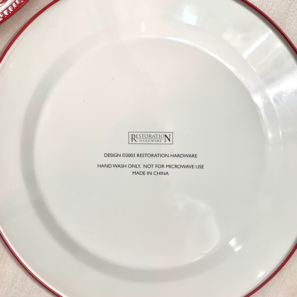 RH Vintage Holiday Charger Set of three. For dining room table/display - Picture 5 of 5